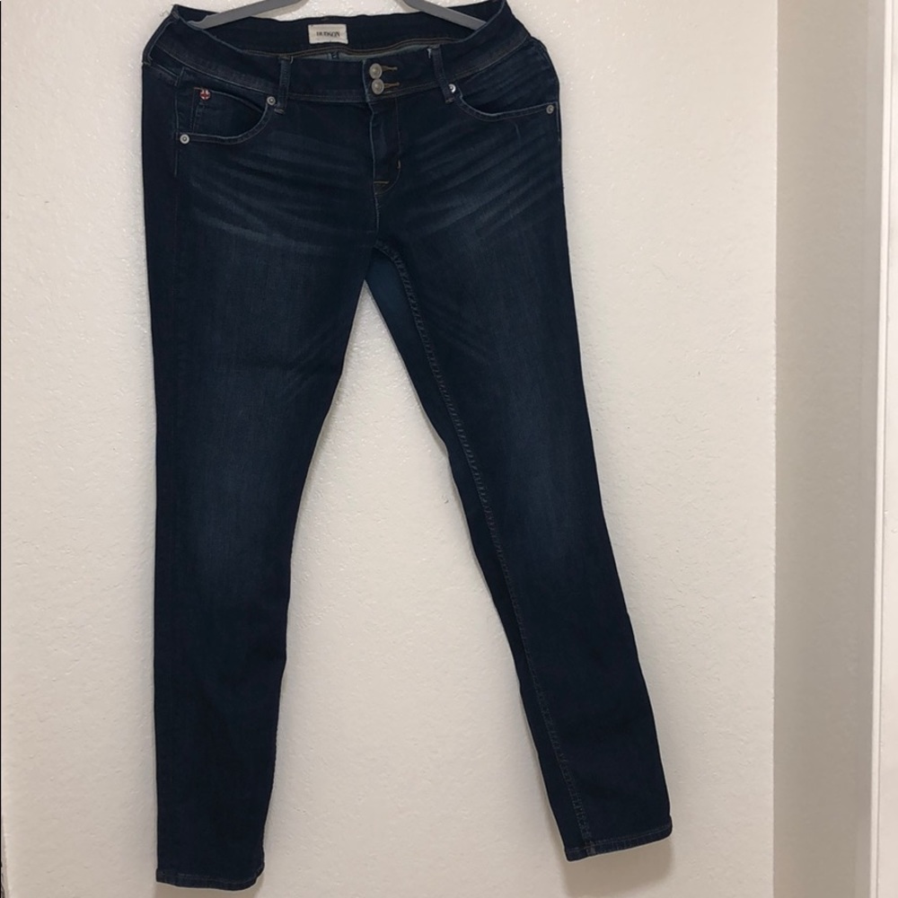 Hudson Collin Skinny Jeans Size: 28